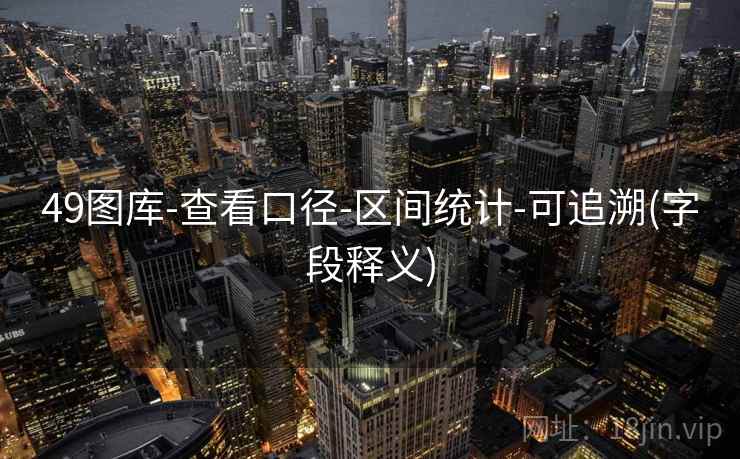 49图库-查看口径-区间统计-可追溯(字段释义)